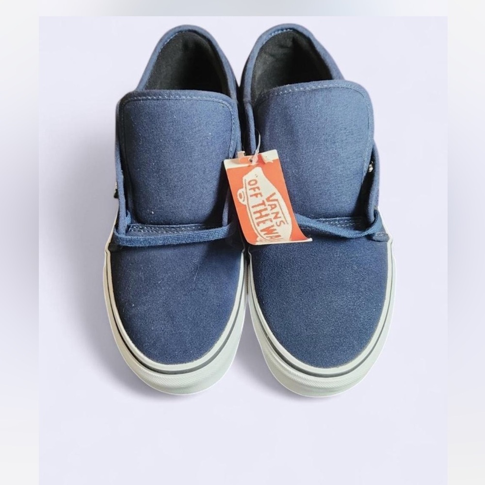 Vans Blue Canvas Athletic Shoes
